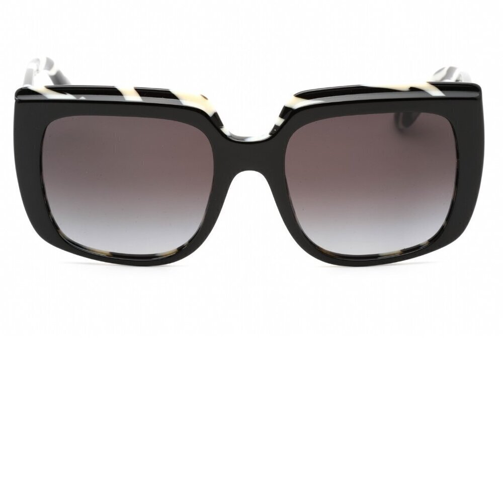 Dolce & Gabbana Black on Zebra Gray Gradient Sunglasses Brand New In Box - Picture 14 of 14